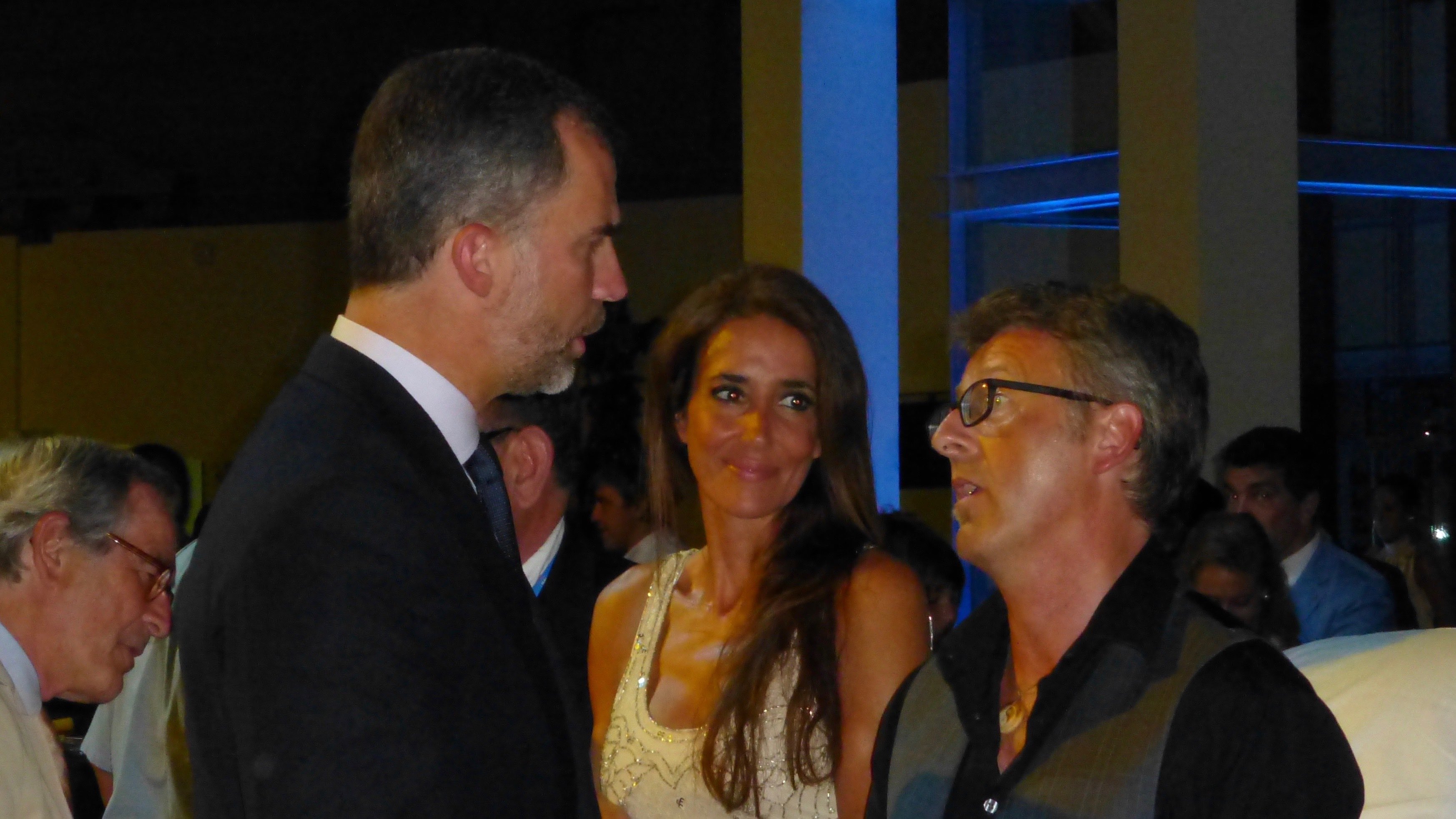 urs Rudinw with King Felipe at Barcelona