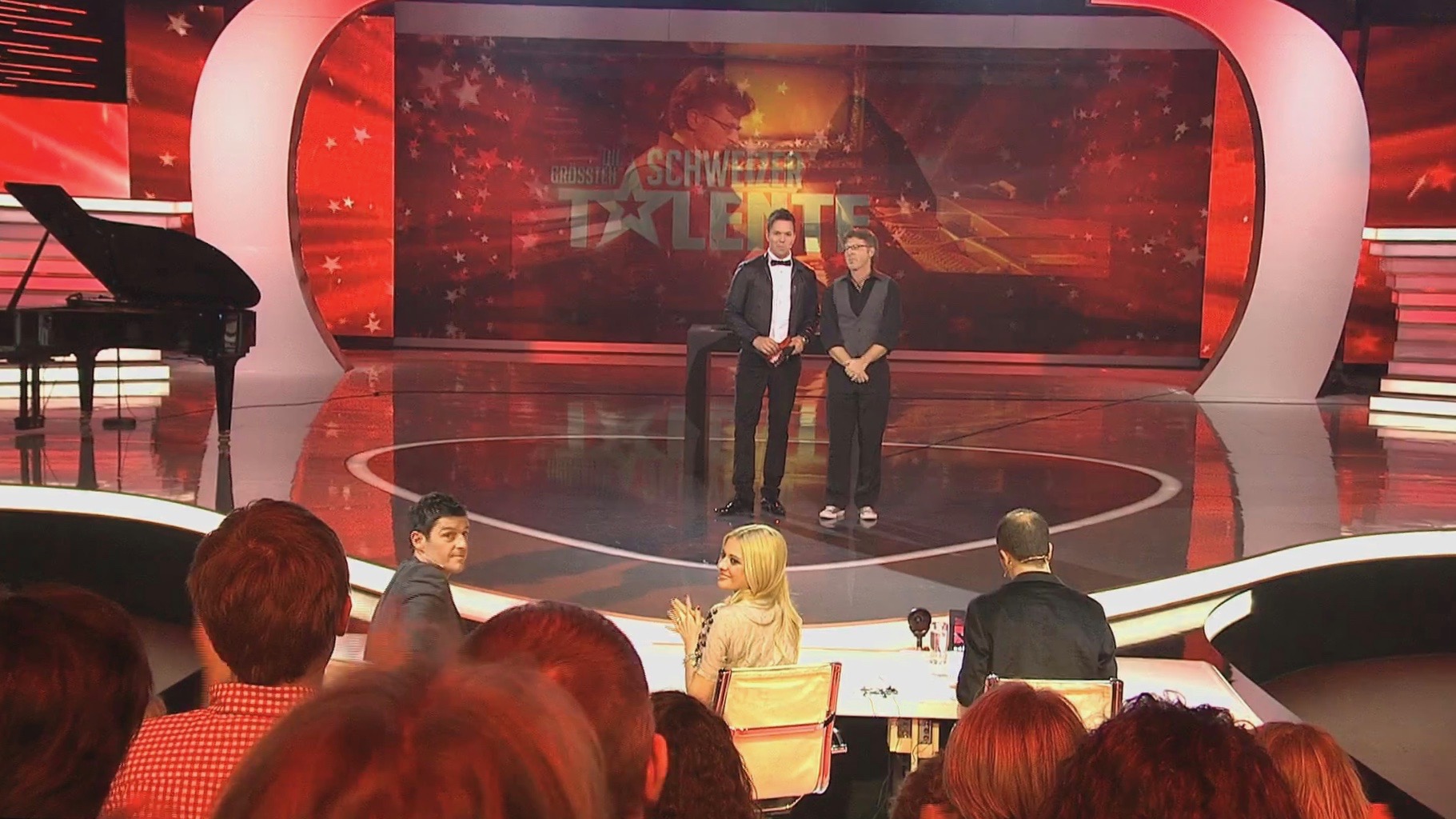 Urs Rudin at Swiss Televsion Show