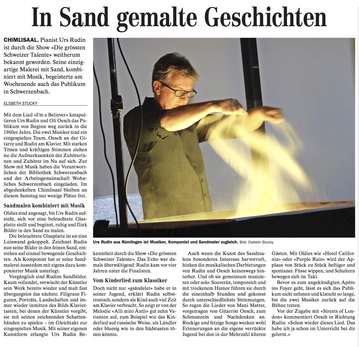 Urs Rudin in Newspaper 8