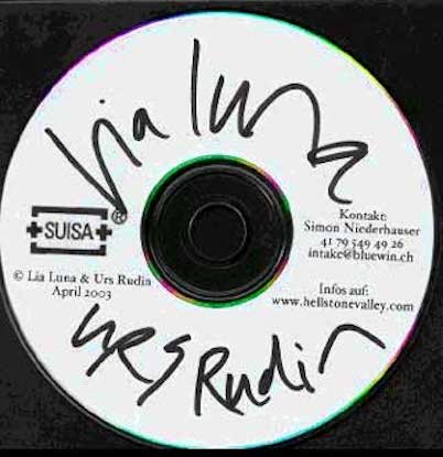 CD-Cover - Lia Luna live with Urs Rudin