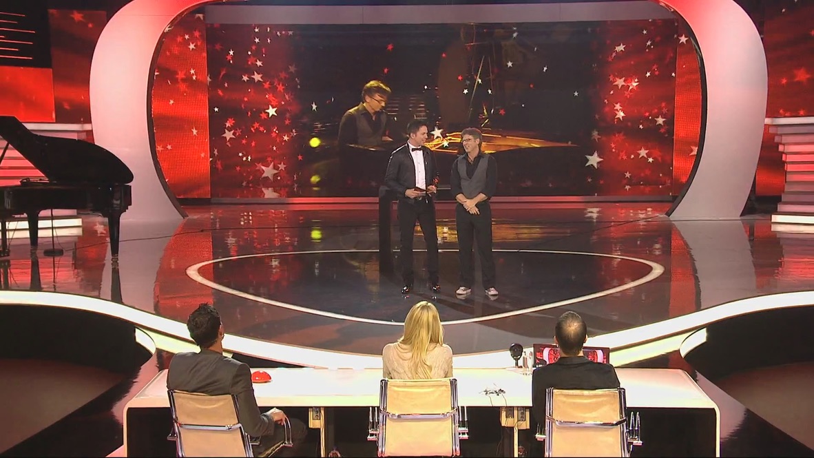 Urs Rudin im Schweizer Fernsehen nach seinem Auftritt bei den 